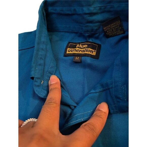 TLC TRADING SPACES BUTTON DOWN GRAPHIC SHIRT - Picture 4 of 4